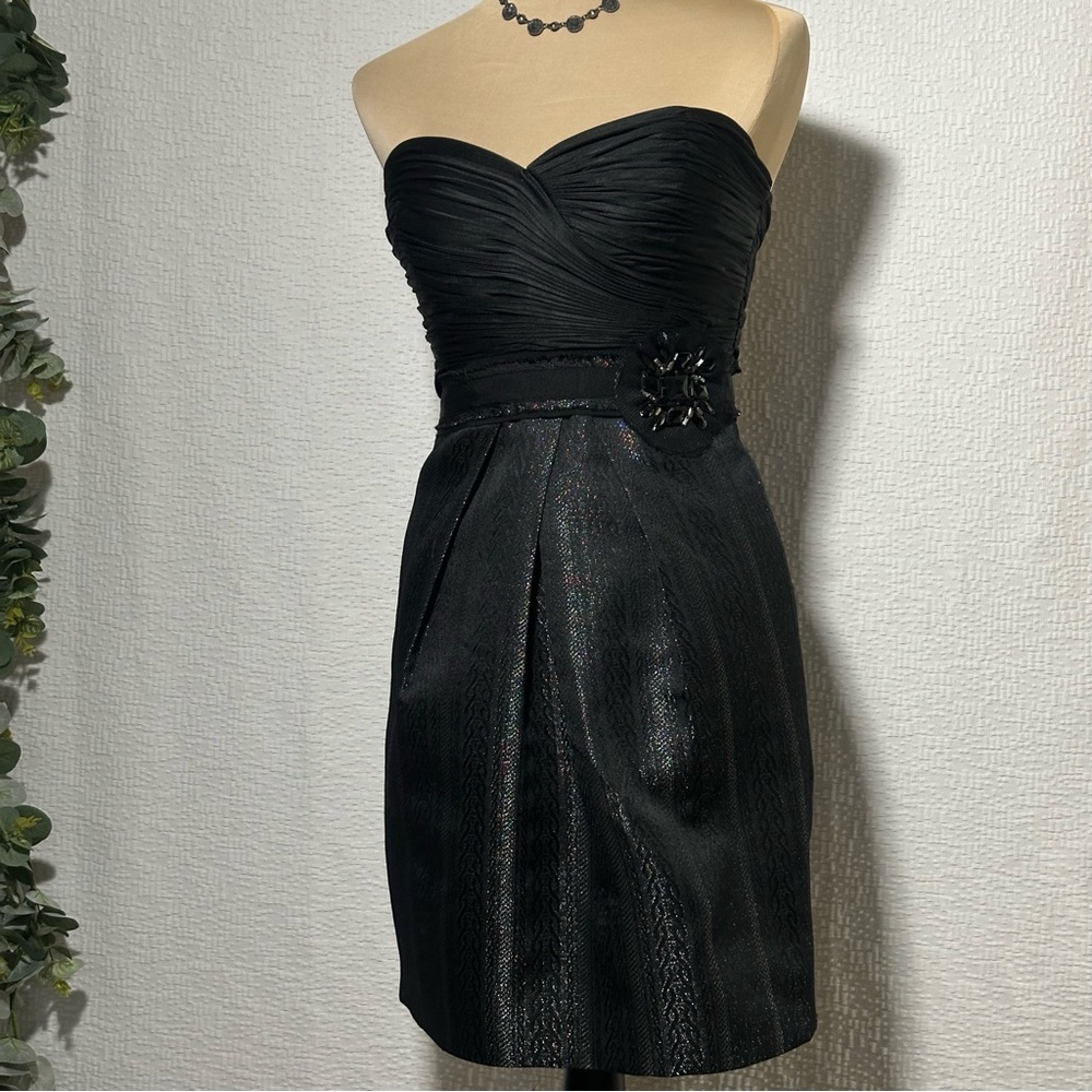 BCBG‎ Max Azria Strapless Jacquard Mini Dress – Size 4